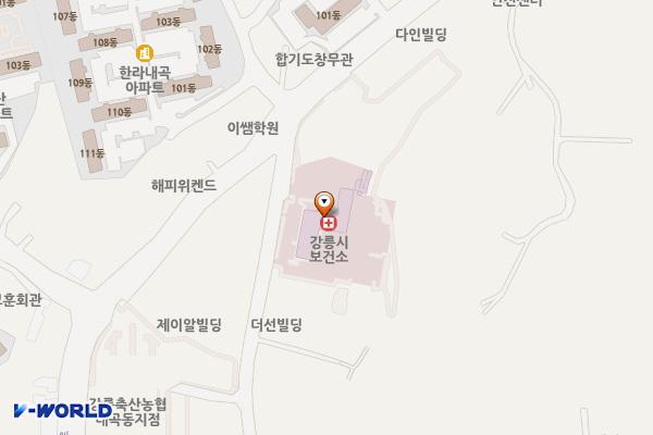 강릉시 강릉시보건소 위치 지도 — 강원특별자치도 강릉시 남부로17번길 38