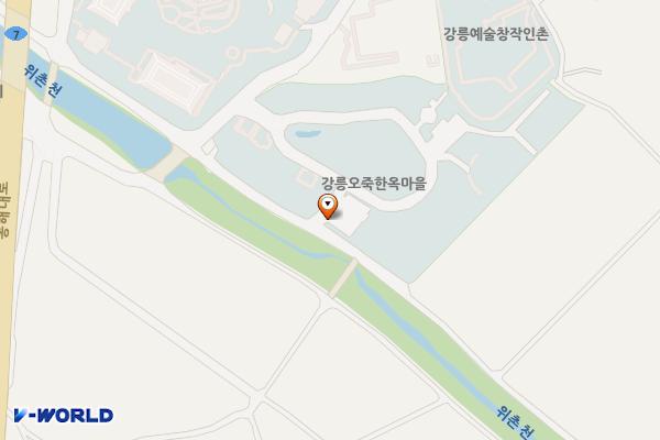 강릉시 오죽한옥마을주차장 위치 지도 — 강원특별자치도 강릉시 죽헌길 116