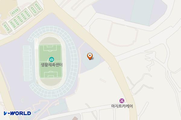 강릉시 생활체육센터 위치 지도 — 강원특별자치도 강릉시 수리골길 43