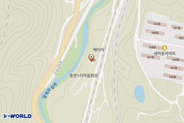 삼척시 삭도마을주차장 위치 지도 — 강원특별자치도 삼척시 도계읍 도계로 47
