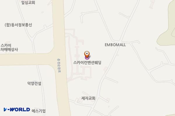 춘천시 스카이컨벤션웨딩 위치 지도 — 강원특별자치도 춘천시 동면 춘천순환로 770