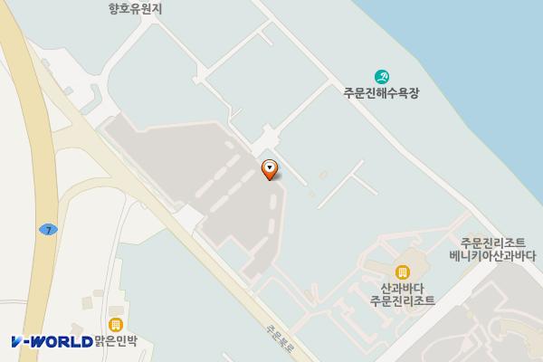 BMW차징스테이션 주문진해수욕장 위치 지도 — 강원특별자치도 강릉시 주문진읍 주문북로 222-30
