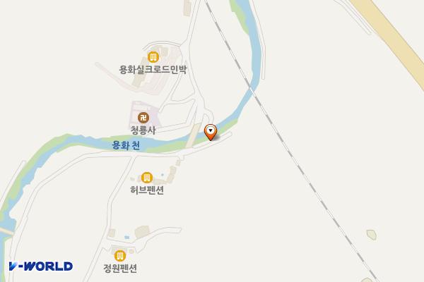삼척시 해양레일바이크용화정거장 위치 지도 — 강원특별자치도 삼척시 근덕면 용화안길 223