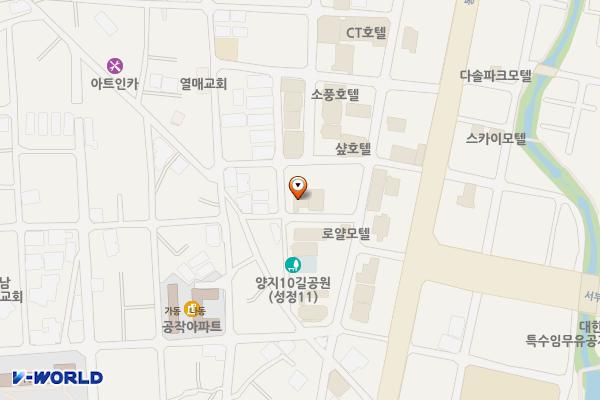 천안시 모텔31 위치 지도 — 충청남도 천안시 서북구 양지8길 10-1
