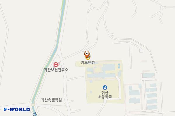 공주시 키도키즈풀빌라펜션 위치 지도 — 충청남도 공주시 우성면 문촌길 28