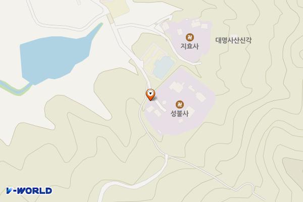 논산시 성불사사찰 위치 지도 — 충청남도 논산시 상월면 상월로486번길 81