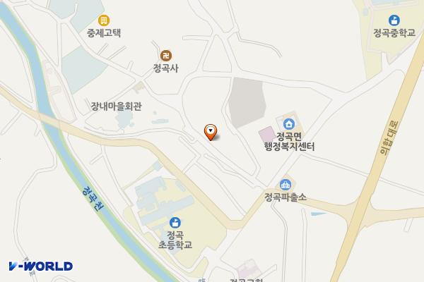 장내 부자한우촌 주차장 위치 지도 — 경상남도 의령군 정곡면 중교리 420-8