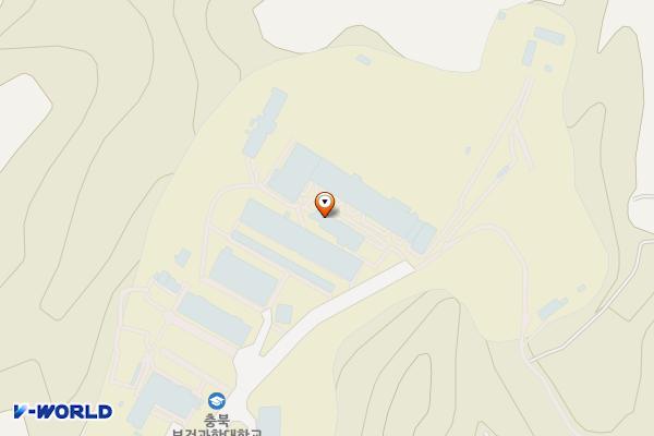 청주시 충북보건과학대학교 위치 지도 — 충청북도 청주시 청원구 내수읍 덕암길 10