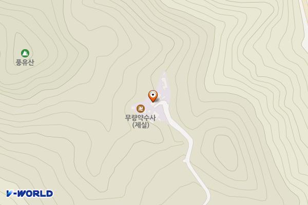 괴산군 무량약수사사찰 위치 지도 — 충청북도 괴산군 불정면 하문로2길 10-129