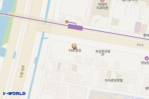 부산시 사상구 화인빌딩 위치 지도 — 부산광역시 사상구 광장로 10