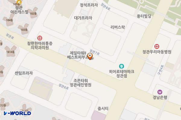 부산시 기장군 스타빌딩 위치 지도 — 부산광역시 기장군 정관읍 정관로 579