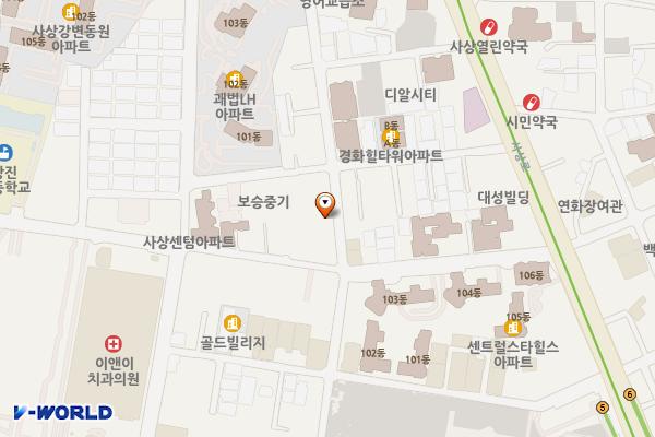 부산시 사상구 홀인원골프연습장 위치 지도 — 부산광역시 사상구 사상로223번길 40