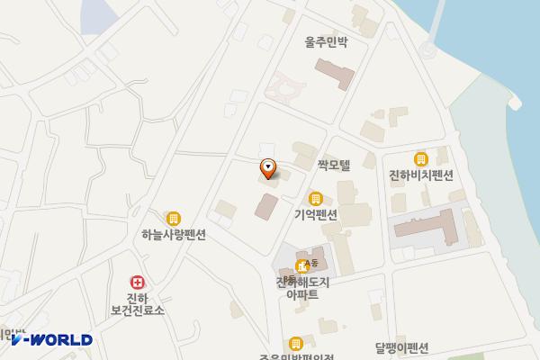 울산시 울주군 로렌토호텔 위치 지도 — 울산광역시 울주군 서생면 진하9길 9