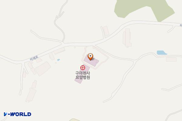 구미시 구미천사요양병원 위치 지도 — 경상북도 구미시 고아읍 이례로 46