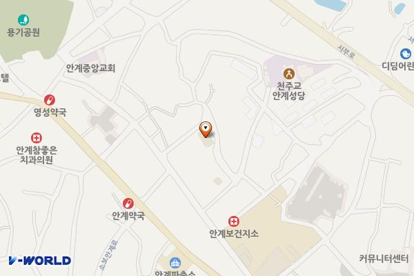 의성군 그리스모텔 위치 지도 — 경상북도 의성군 안계면 안계시장길 58-5