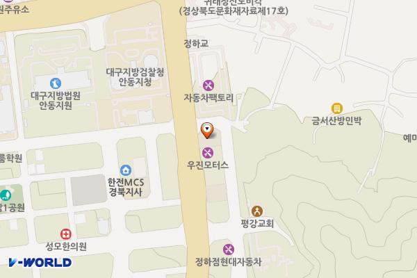 안동시 호텔YAM 위치 지도 — 경상북도 안동시 충효로 4468