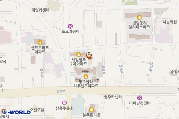 상주시 팔레스모텔 위치 지도 — 경상북도 상주시 복룡냉림길 16