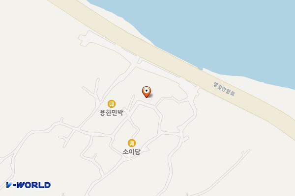 포항시 소원펜션 위치 지도 — 경상북도 포항시 북구 흥해읍 용한길244번길 37-16