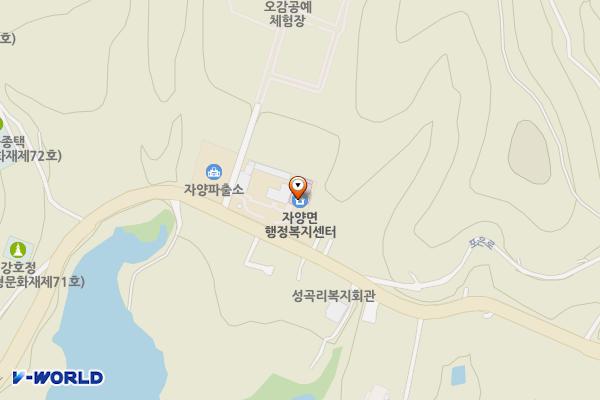 영천시 자양면행정복지센터 위치 지도 — 경상북도 영천시 자양면 포은로 1631