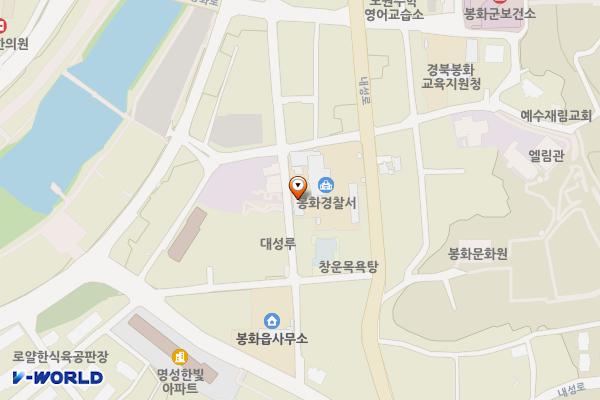 봉화군 봉화경찰서 위치 지도 — 경상북도 봉화군 봉화읍 내성로 73