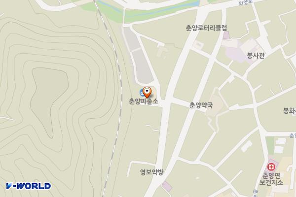 봉화군 춘양파출소 위치 지도 — 경상북도 봉화군 춘양면 의양로 54