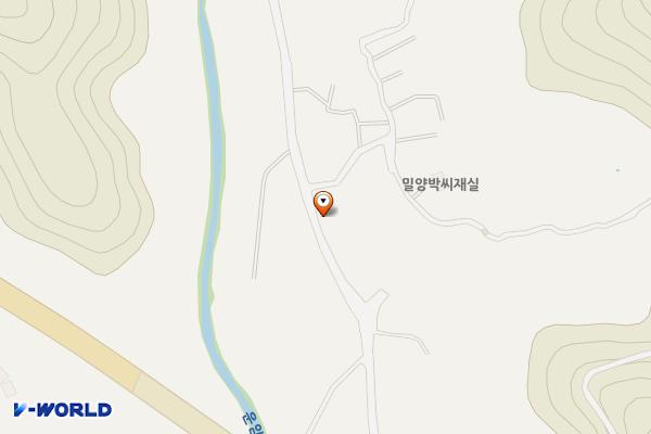 평촌마을 주차장 위치 지도 — 경상남도 의령군 가례면 운암리 200-27