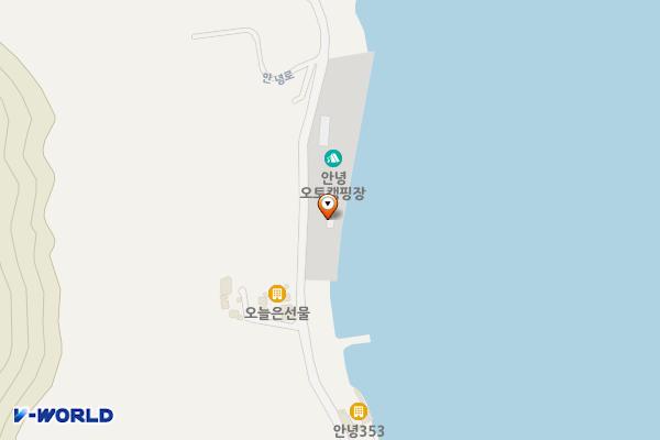 창원시 안녕오토캠핑장 위치 지도 — 경상남도 창원시 마산합포구 구산면 안녕로 329