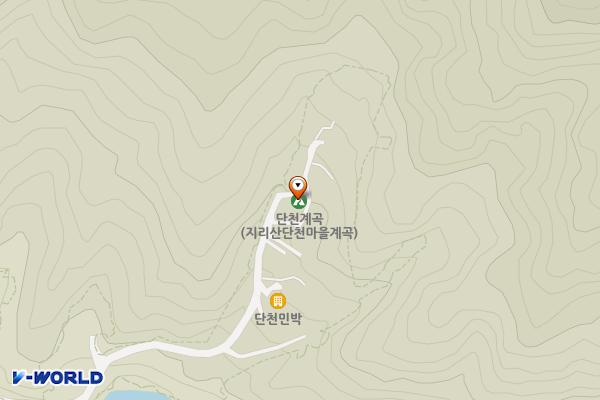 하동군 단천마을회관 위치 지도 — 경상남도 하동군 화개면 단천길 156