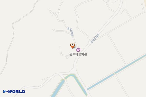 하동군 광포마을회관 위치 지도 — 경상남도 하동군 금성면 경제산업로 334