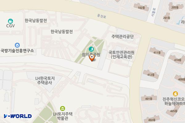 진주시 휴니온빌딩 위치 지도 — 경상남도 진주시 사들로123번길 16