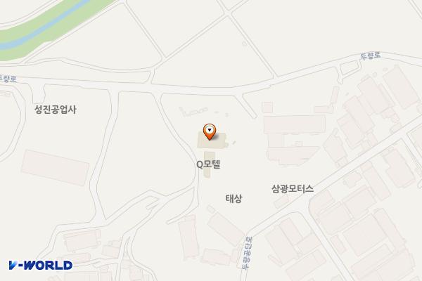 사천시 밸리모텔 위치 지도 — 경상남도 사천시 사천읍 성지공단길 19