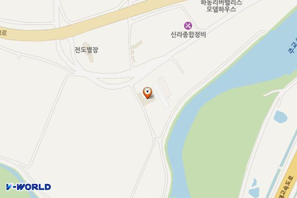 하동군 궁전모텔 위치 지도 — 경상남도 하동군 고전면 재첩길 31-7