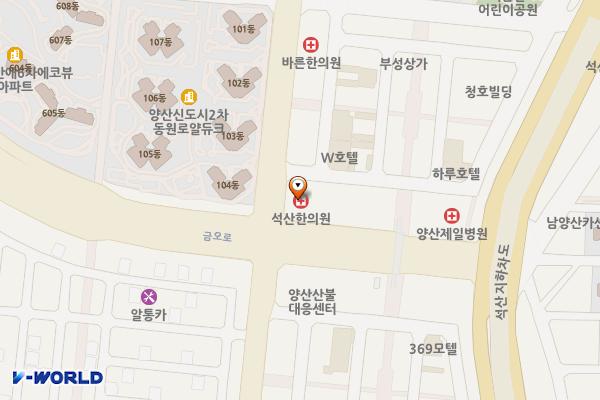 양산시 네오스퀘어 위치 지도 — 경상남도 양산시 동면 금오13길 4