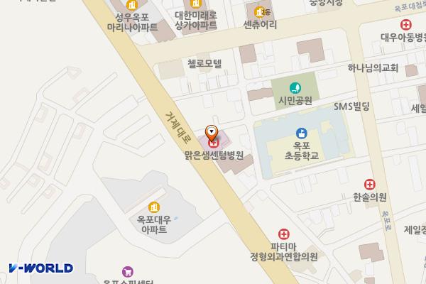 거제시 맑은샘센텀병원 위치 지도 — 경상남도 거제시 거제대로 3762