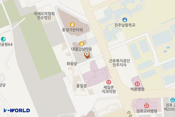 진주시 제일병원 위치 지도 — 경상남도 진주시 진주대로891번길 6