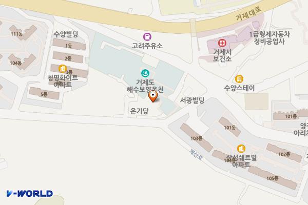 거제시 해수보양온천 위치 지도 — 경상남도 거제시 수양로 507
