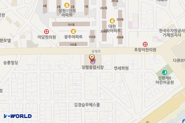거제시 장평종합시장 위치 지도 — 경상남도 거제시 장평로 37