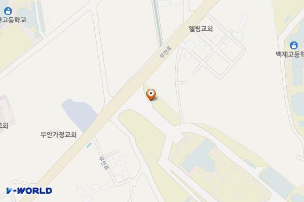 무안군 초당대학교 위치 지도 — 전남광주통합특별시 무안군 무안읍 무안로 380