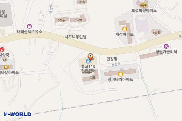 보성군 홍교119안전센터 위치 지도 — 전남광주통합특별시 보성군 벌교읍 홍암로 116-4