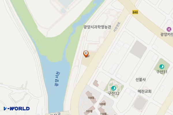 광양시 광양119안전센터 위치 지도 — 전남광주통합특별시 광양시 광양읍 서천변로 175