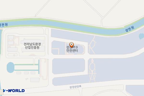 강진군 성전119안전센터 위치 지도 — 전남광주통합특별시 강진군 성전면 강진산단로1길 23