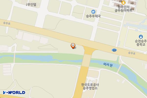 순천시 초연기사식당 위치 지도 — 전남광주통합특별시 순천시 승주읍 승주로 592