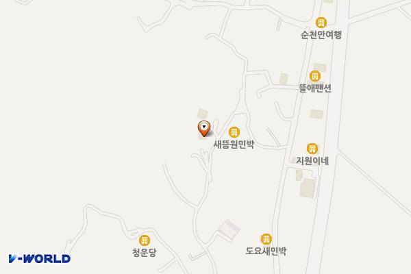 순천시 순천만민속한옥펜션 위치 지도 — 전남광주통합특별시 순천시 대대2길 33