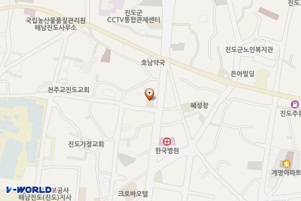 진도군 보은모텔 위치 지도 — 전남광주통합특별시 진도군 진도읍 남동4길 19