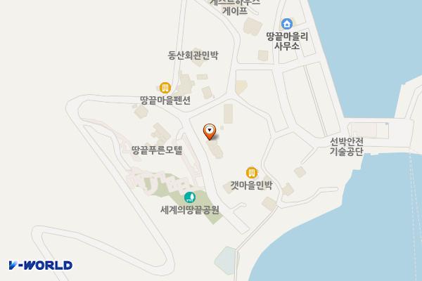 해남군 땅끝비치모텔 위치 지도 — 전남광주통합특별시 해남군 송지면 땅끝마을길 56-13