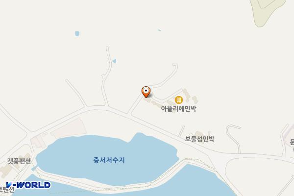 신안군 에버리스팬션 위치 지도 — 전남광주통합특별시 신안군 증도면 보물섬길 22