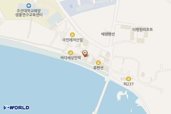 완도군 사랑해펜션 위치 지도 — 전남광주통합특별시 완도군 신지면 울몰길 94-18