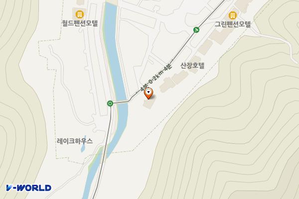 해남군 신라모텔 위치 지도 — 전남광주통합특별시 해남군 삼산면 대흥사길 125