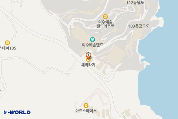 여수시 해바라기펜션 위치 지도 — 전남광주통합특별시 여수시 돌산읍 무술목길 142