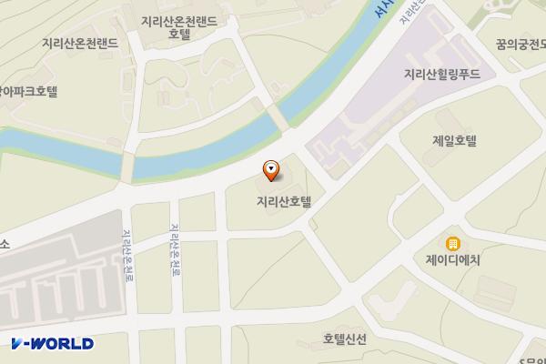 구례군 그랜드호텔 위치 지도 — 전남광주통합특별시 구례군 산동면 지리산온천로 276